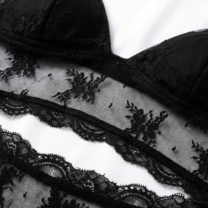 Lace Stitched Backless Small Sling Women V Neck Tank Top Underwear Vest Candy Color Bralette Clothes