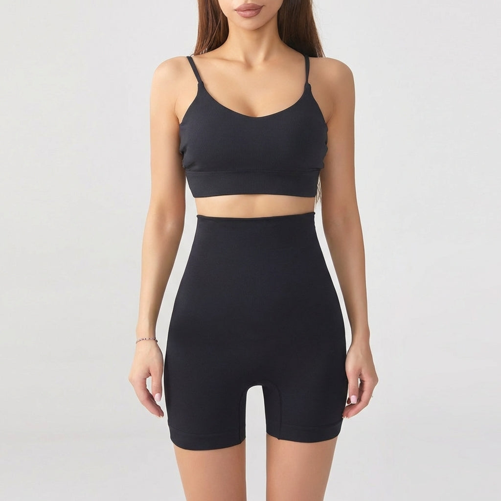 High Top Sports Shaping Pants Plus Size Seamless
