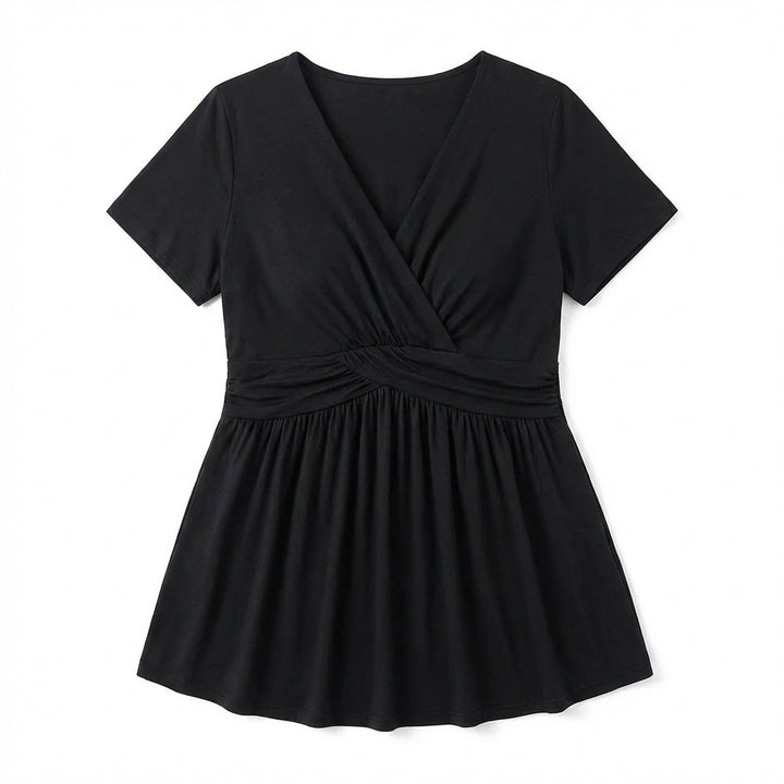 Women's Plus Size T-shirt V-neck Top