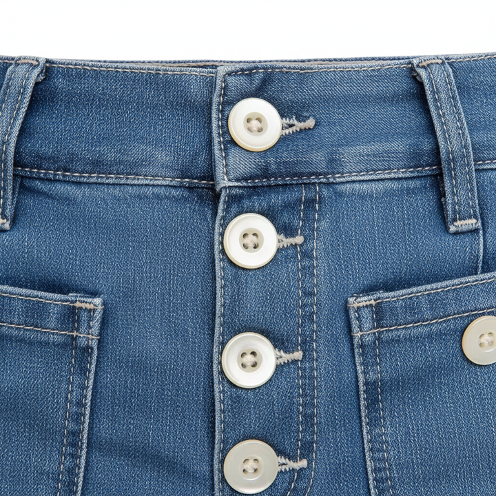 Women's Patchwork Jeans Slim Fit Slimming Stretch Flared Pants