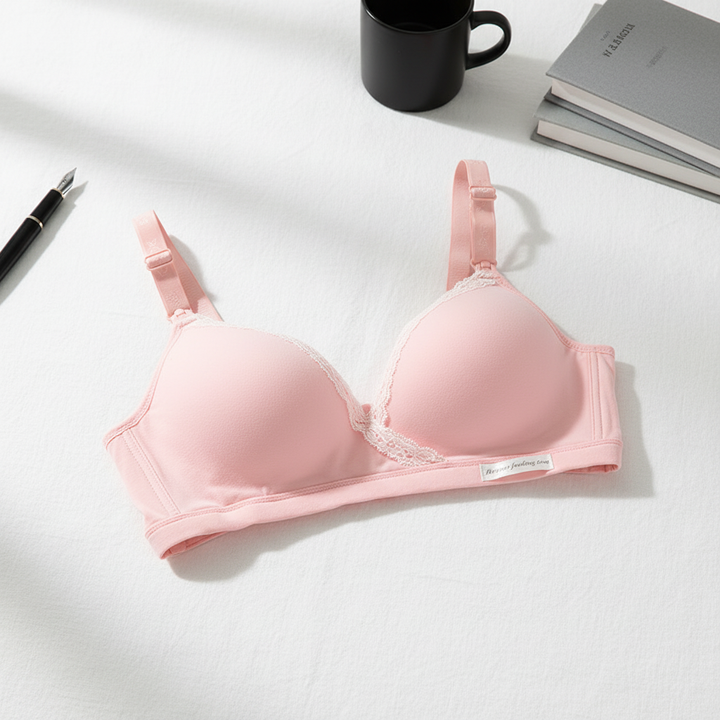 Cross-type Breastfeeding Bra, No Steel Ring, Double Buckle, Breastfeeding Underwear For Pregnant Women