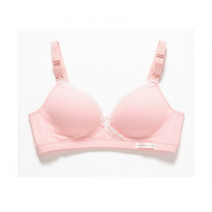 Cross-type Breastfeeding Bra, No Steel Ring, Double Buckle, Breastfeeding Underwear For Pregnant Women