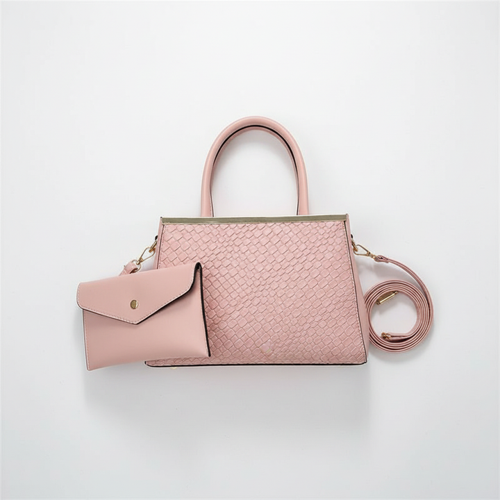 2 In 1 Bold Luxe Structured Handbag - Women's Fashion PU Handbag Custom Made Shoulder Bags Woman Handbag Bag