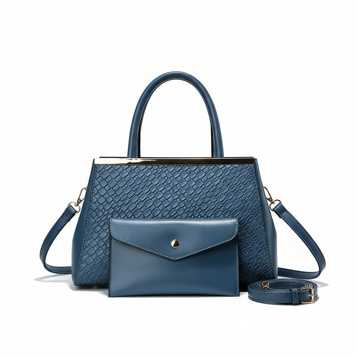 2 In 1 Bold Luxe Structured Handbag - Women's Fashion PU Handbag Custom Made Shoulder Bags Woman Handbag Bag