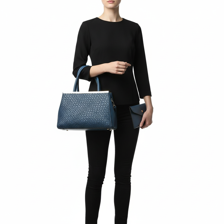2 In 1 Bold Luxe Structured Handbag - Women's Fashion PU Handbag Custom Made Shoulder Bags Woman Handbag Bag