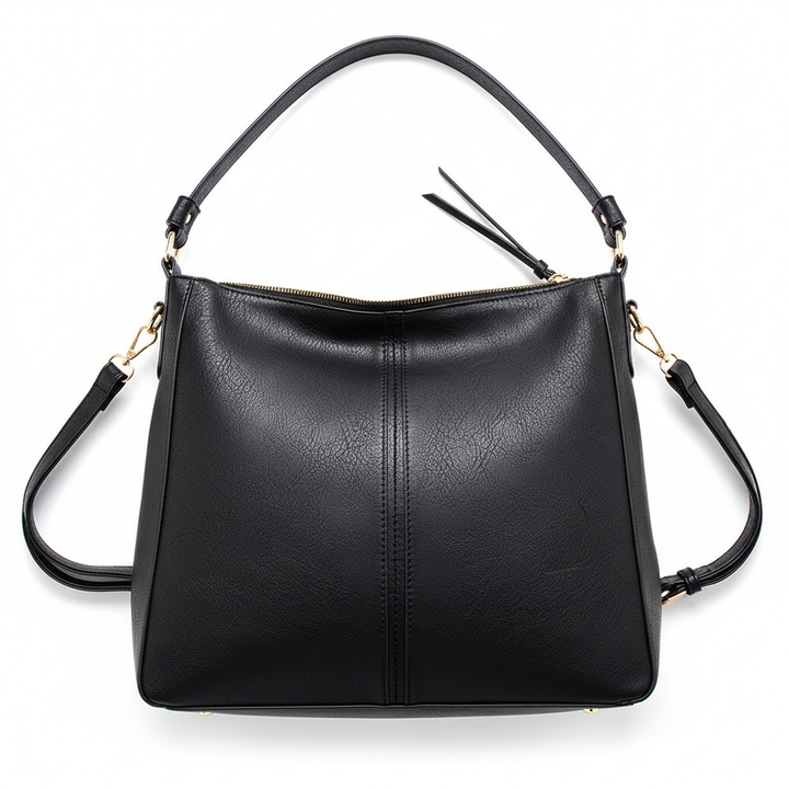 Retro PU Leather Hobo Tote Bag – Women’s Large Capacity Shoulder & Crossbody Handbag