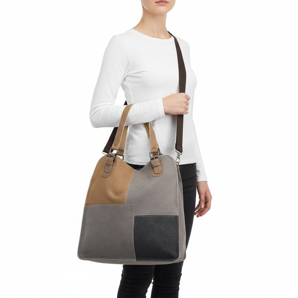 New Cotton Canvas Bag - March Canvas Diamond Cotton Canvas Bag Crossbody Fashion And High Quality