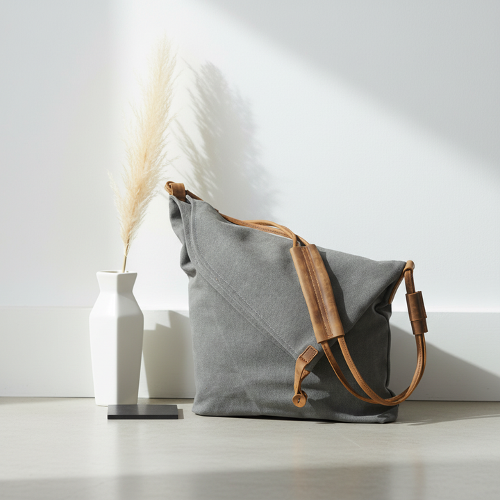 Crossbody retro art cloth bag