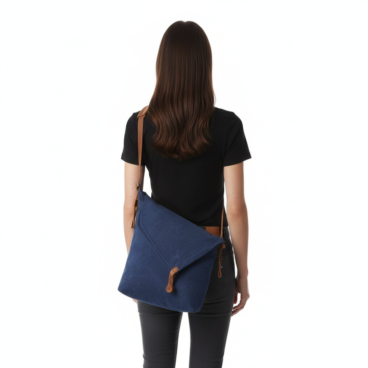 Crossbody retro art cloth bag