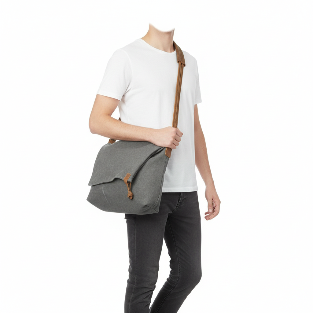 Crossbody retro art cloth bag