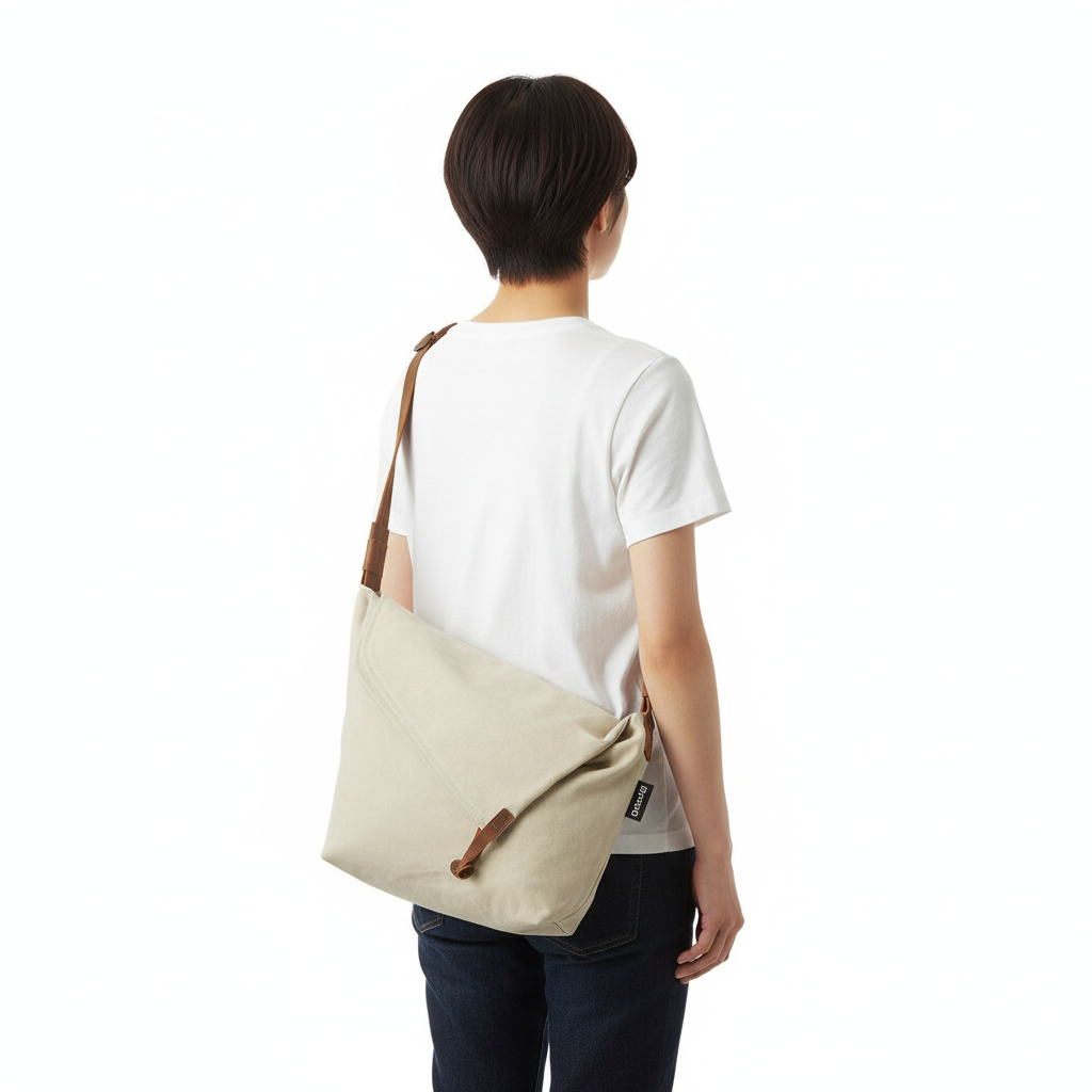 Crossbody retro art cloth bag