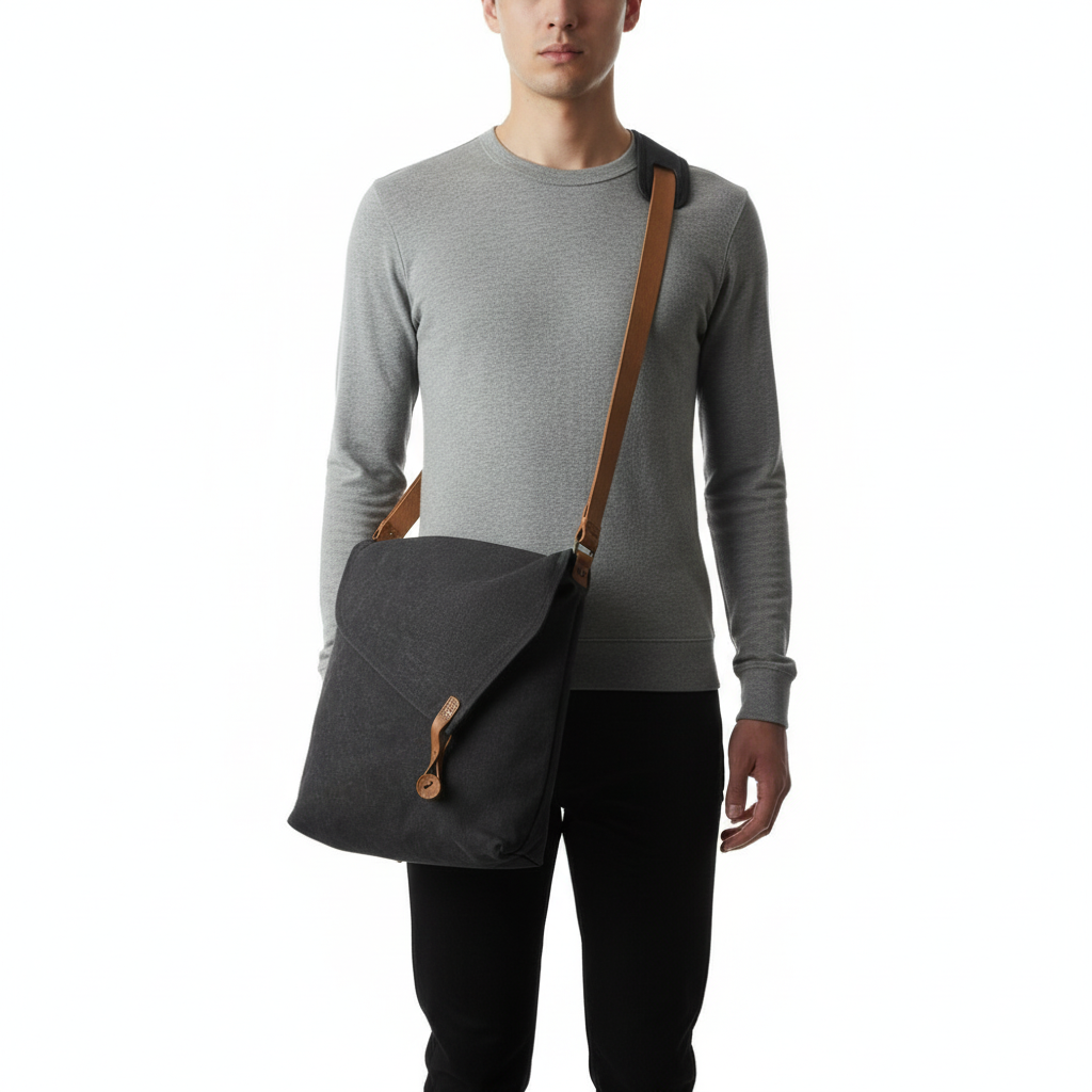 Crossbody retro art cloth bag