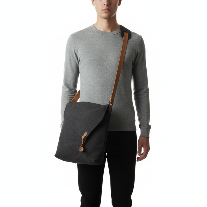 Crossbody retro art cloth bag