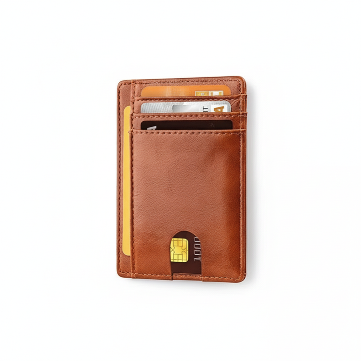 Mens Leather Slim Wallet Credit Card Holder RFID Blocking Pocket ID Money PU USA