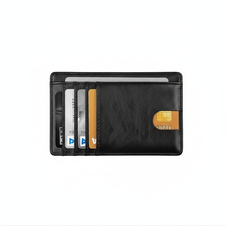 Mens Leather Slim Wallet Credit Card Holder RFID Blocking Pocket ID Money PU USA