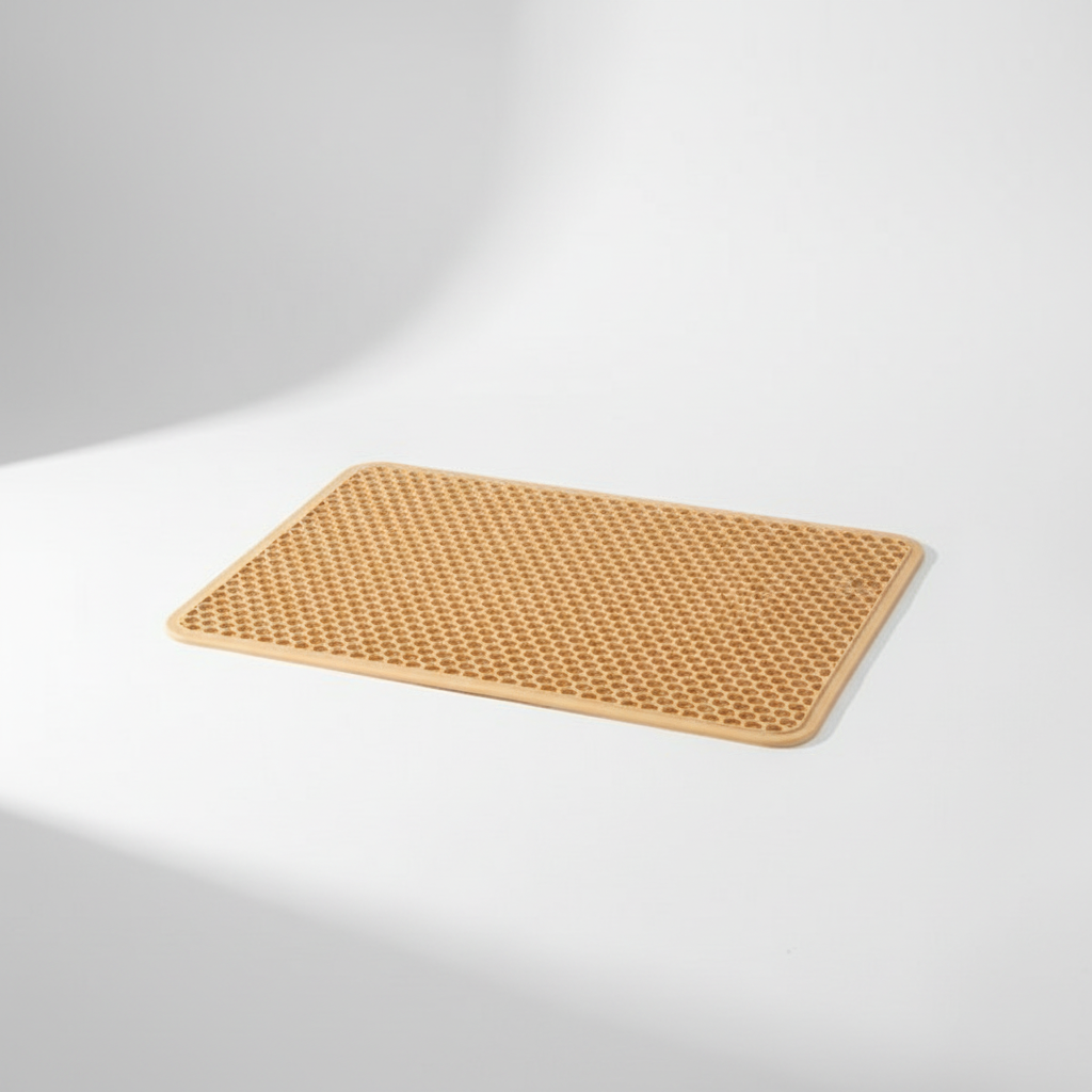 Double Layer Rice Shaped Cat Litter Pad