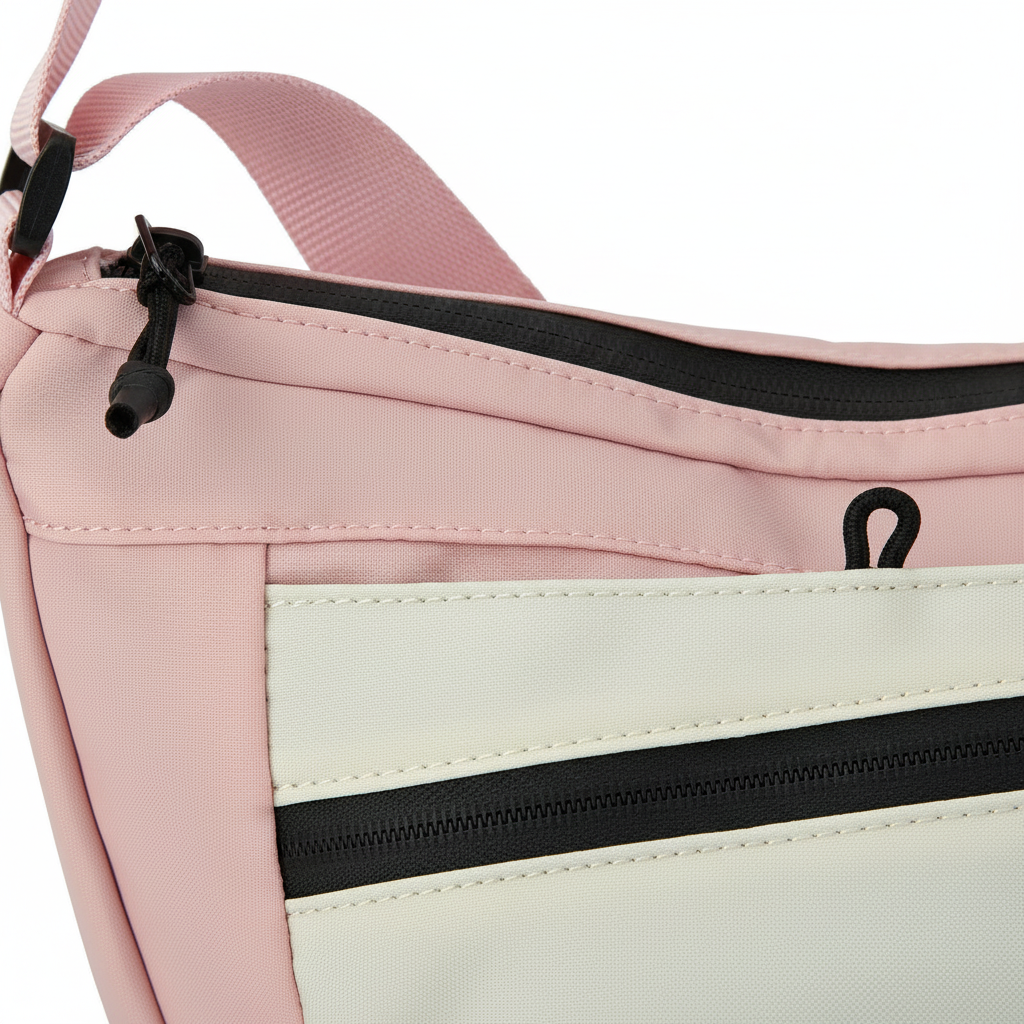Women's Nylon Crossbody Messenger Bag – Lightweight Casual Shoulder Bag