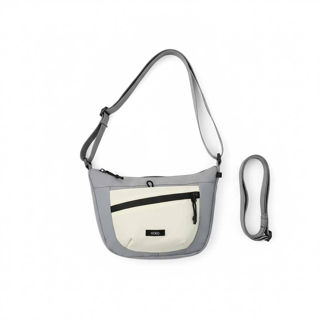 Women's Nylon Crossbody Messenger Bag – Lightweight Casual Shoulder Bag