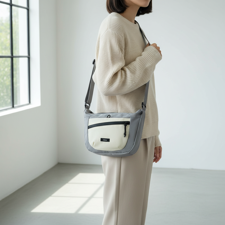 Women's Nylon Crossbody Messenger Bag – Lightweight Casual Shoulder Bag