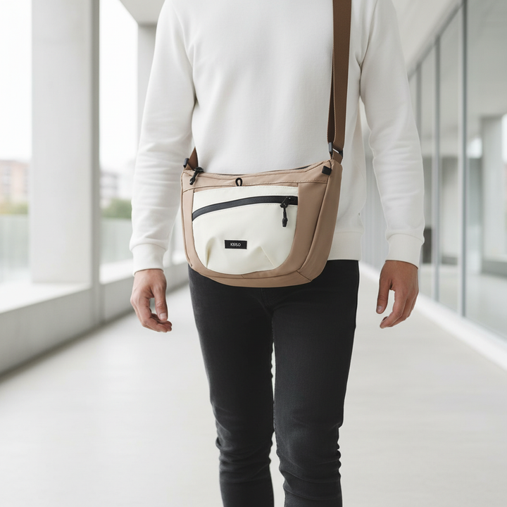 Women's Nylon Crossbody Messenger Bag – Lightweight Casual Shoulder Bag