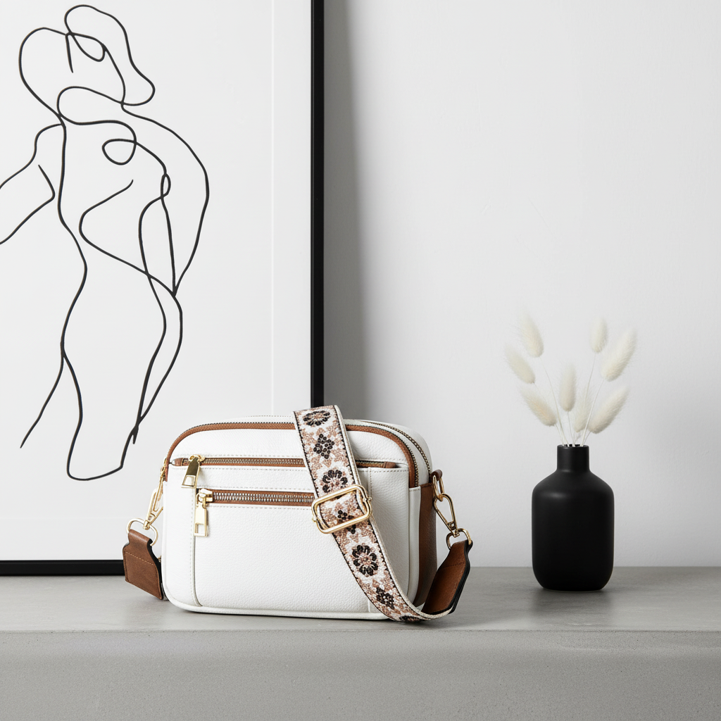 Women's PU Leather Crossbody Bag – Stylish Business & Daily Shoulder Bag