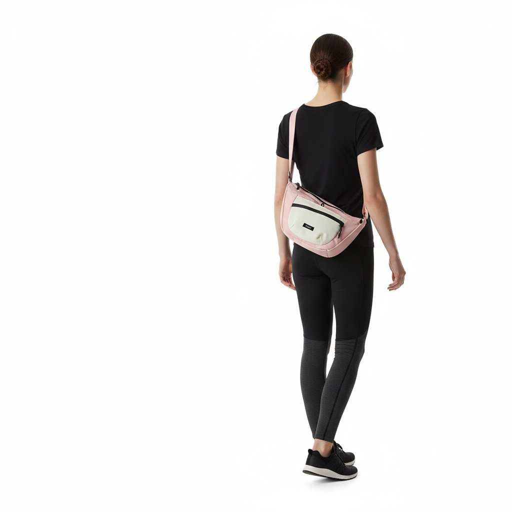 Women's Nylon Crossbody Messenger Bag – Lightweight Casual Shoulder Bag