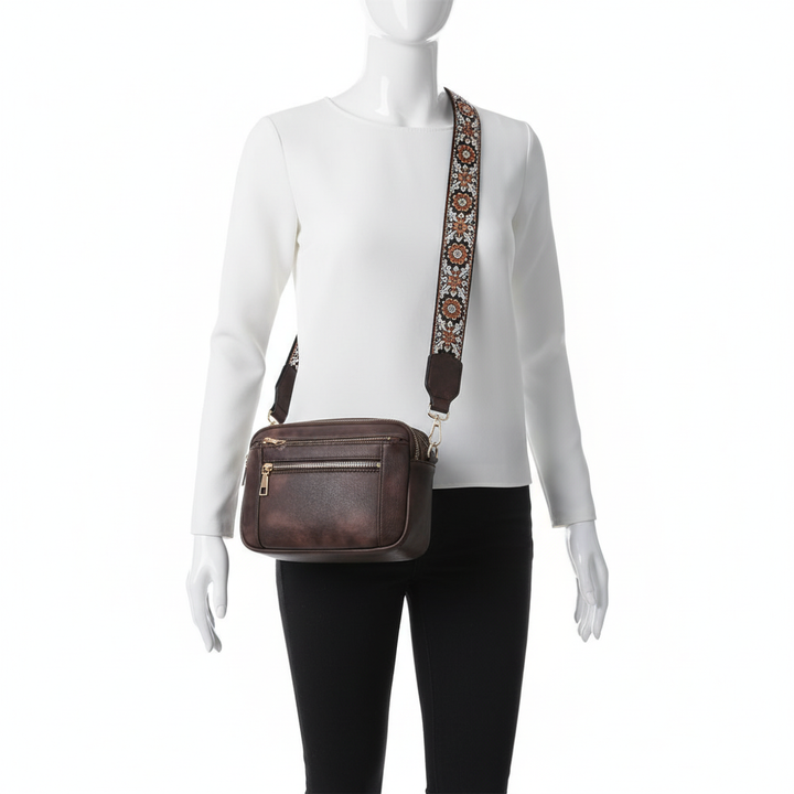 Women's PU Leather Crossbody Bag – Stylish Business & Daily Shoulder Bag
