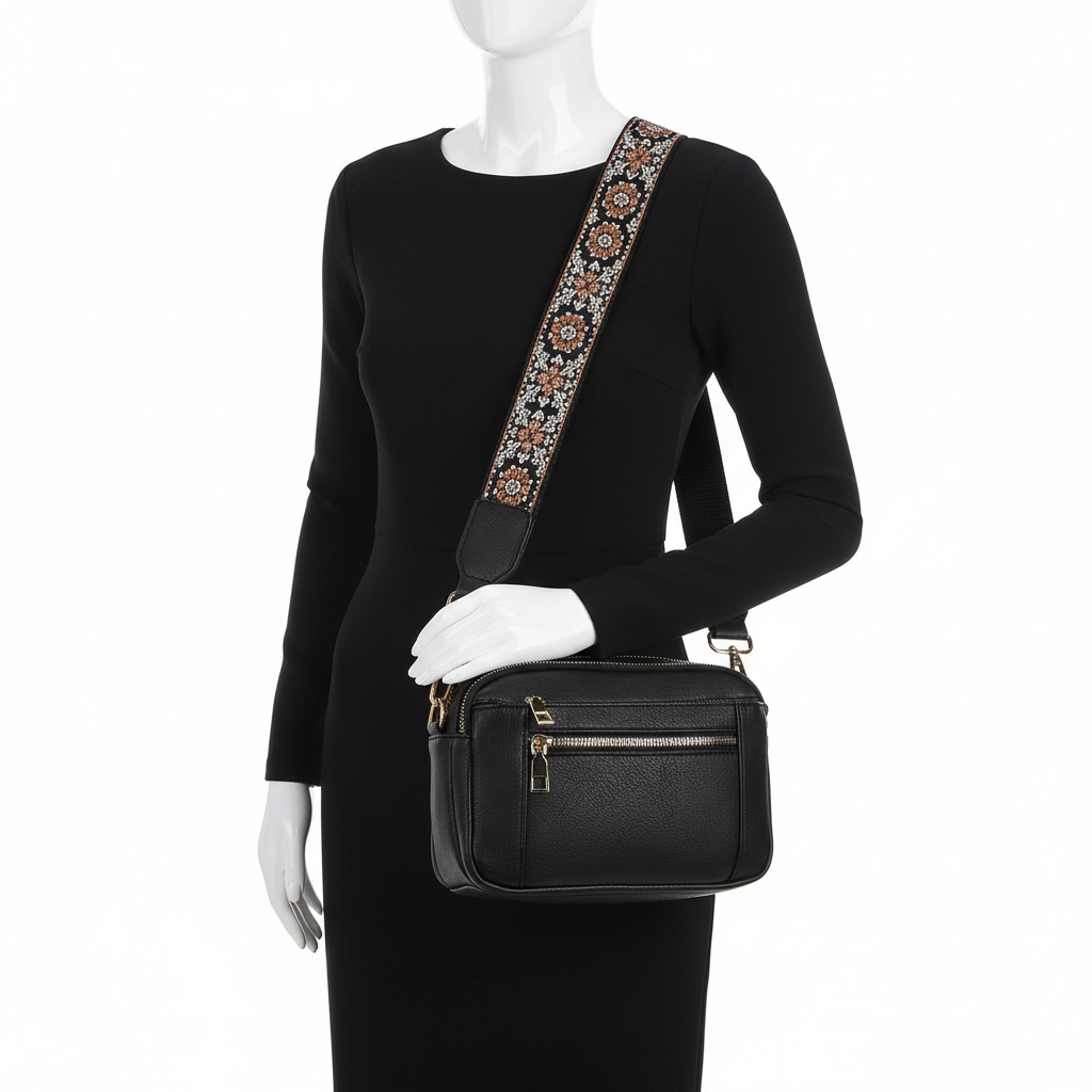Women's PU Leather Crossbody Bag – Stylish Business & Daily Shoulder Bag