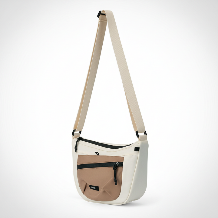 Women's Nylon Crossbody Messenger Bag – Lightweight Casual Shoulder Bag
