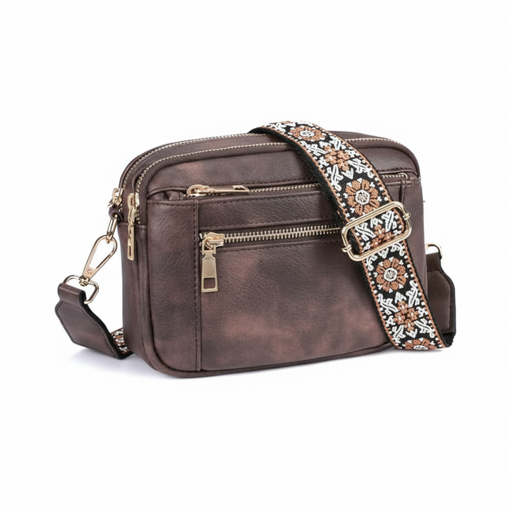 Women's PU Leather Crossbody Bag – Stylish Business & Daily Shoulder Bag
