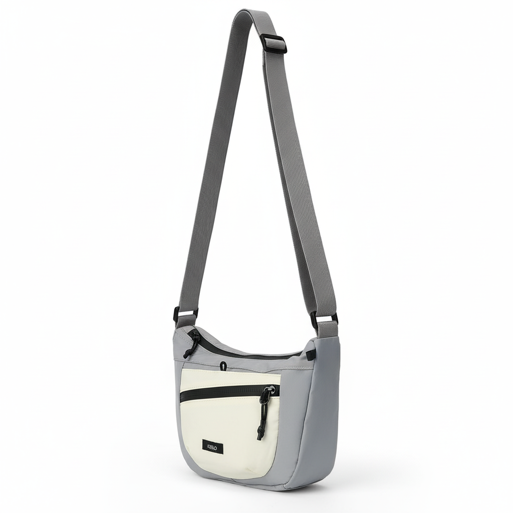 Women's Nylon Crossbody Messenger Bag – Lightweight Casual Shoulder Bag