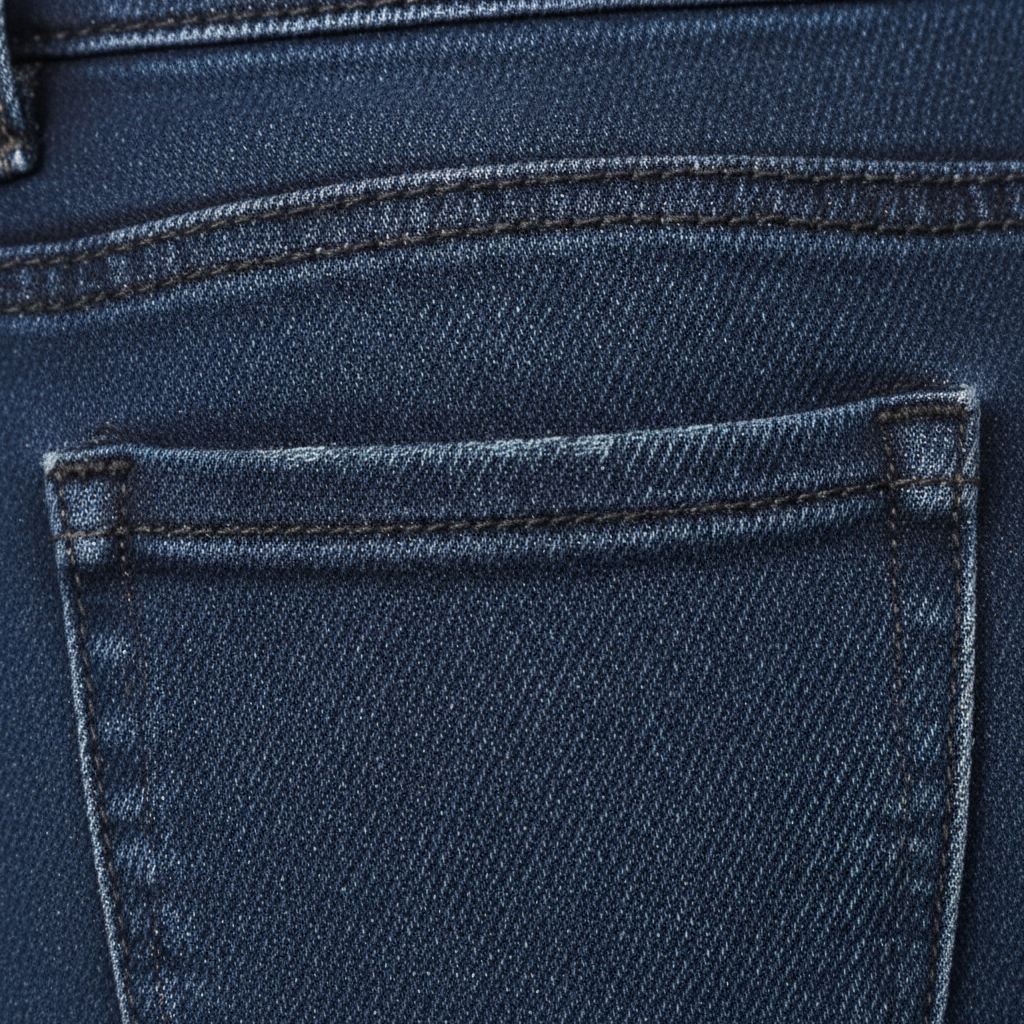 Contrast Color Slim Fit Stretch Rolled Hem Cropped Jeans