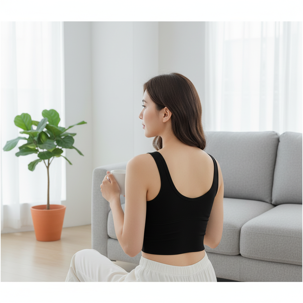 Sports Bra Beauty Back Soft Support Shoulder Strap