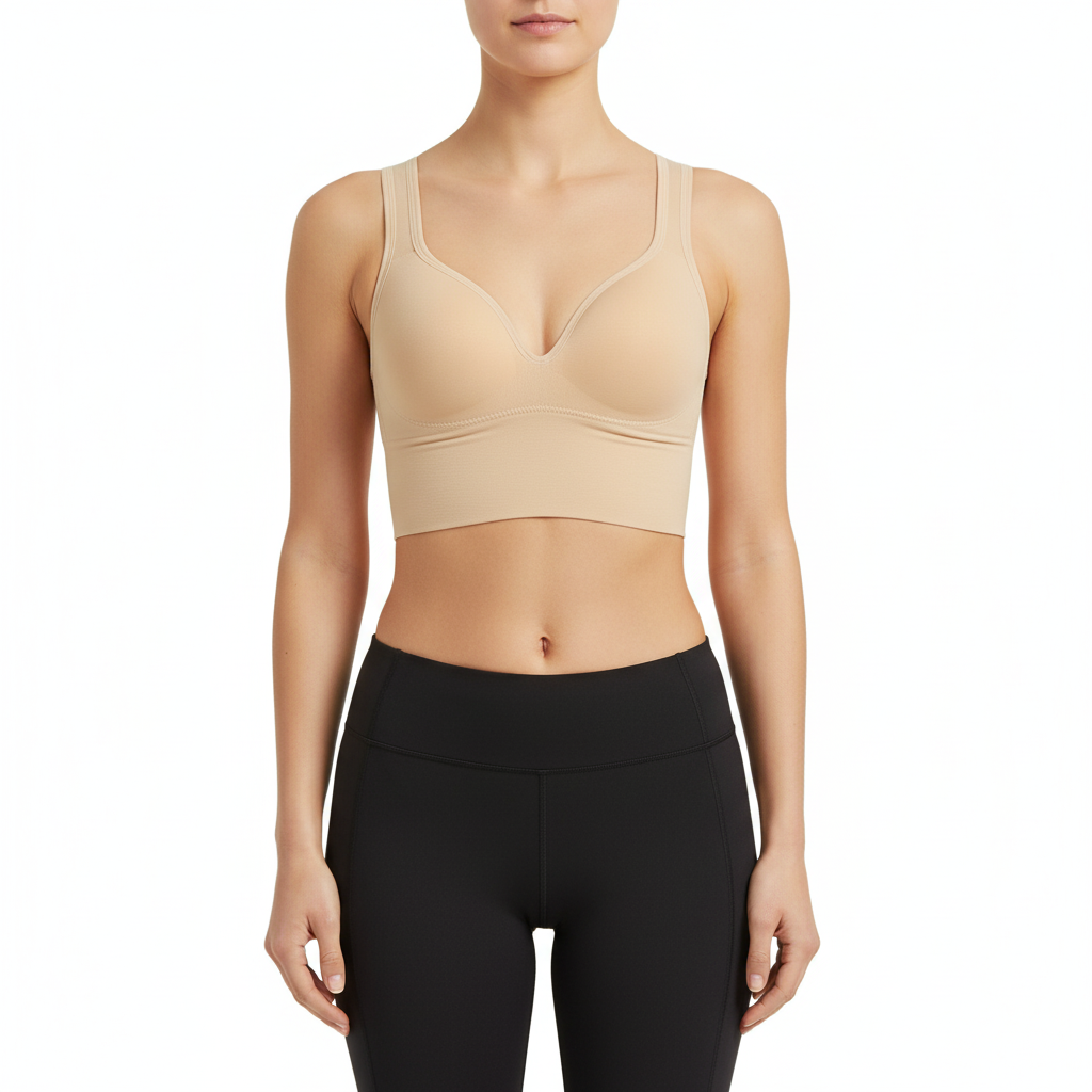 Sports Bra Beauty Back Soft Support Shoulder Strap