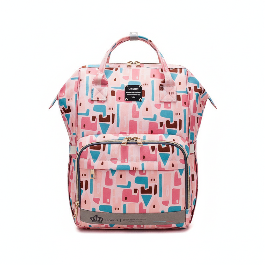 Large Capacity Diaper Backpack – Multi-Function Baby Mummy Travel Bag