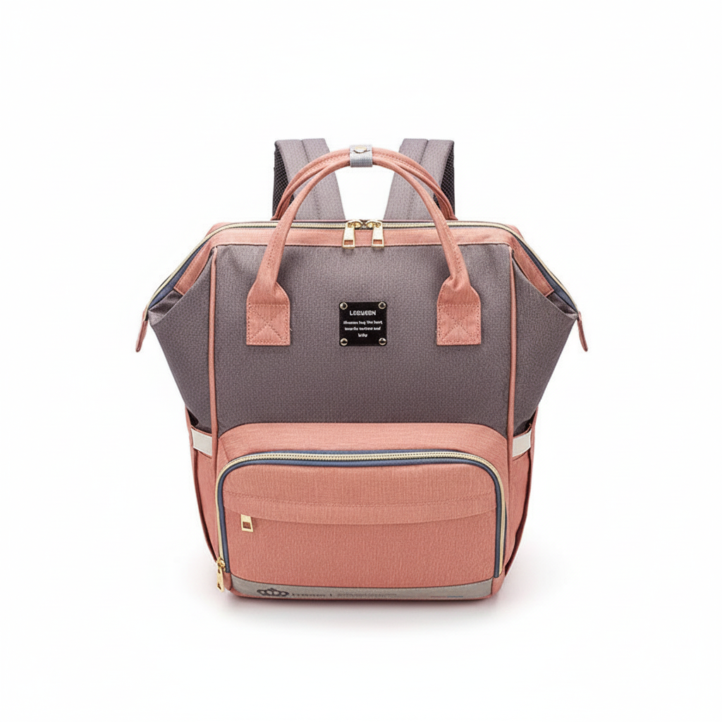 Large Capacity Diaper Backpack – Multi-Function Baby Mummy Travel Bag