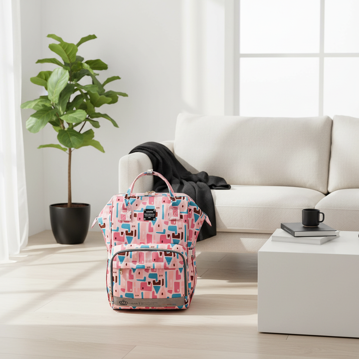 Large Capacity Diaper Backpack – Multi-Function Baby Mummy Travel Bag