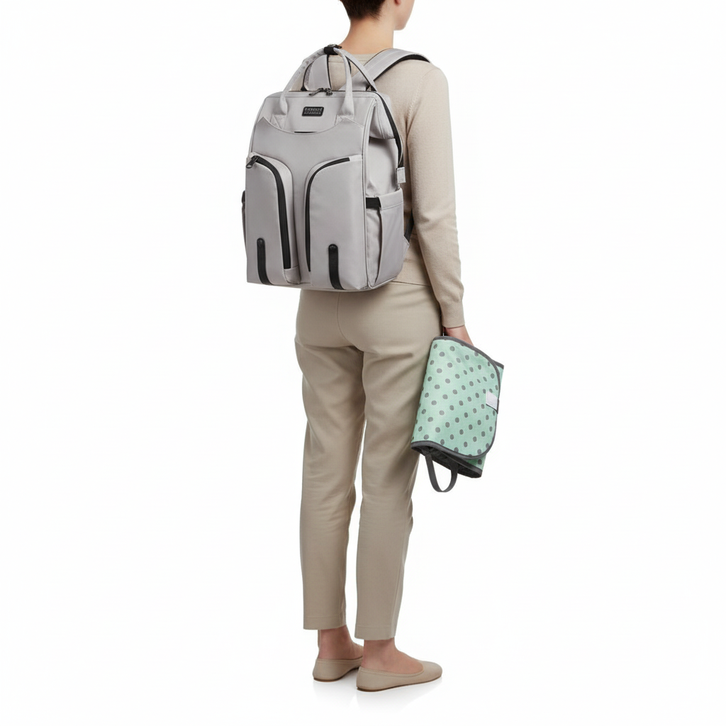 Large Capacity Mommy Diaper Backpack – Mother & Baby Travel Bag