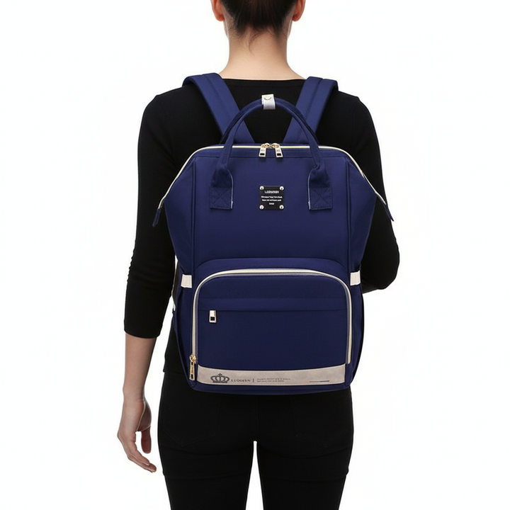 Large Capacity Diaper Backpack – Multi-Function Baby Mummy Travel Bag