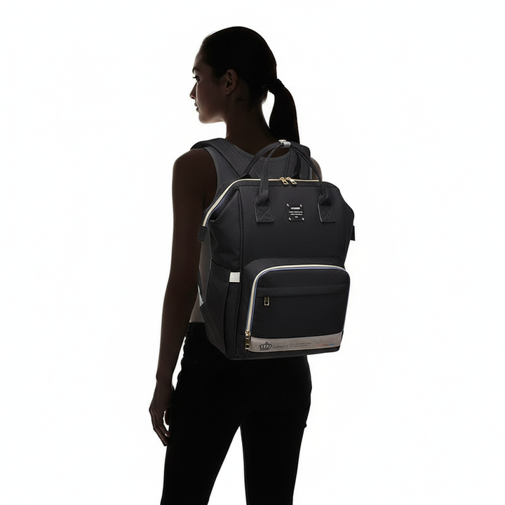 Large Capacity Diaper Backpack – Multi-Function Baby Mummy Travel Bag