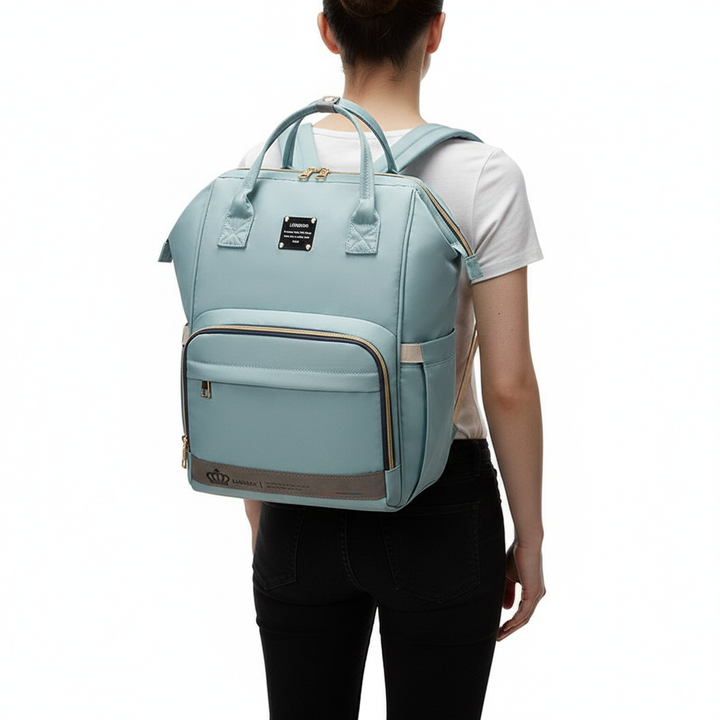 Large Capacity Diaper Backpack – Multi-Function Baby Mummy Travel Bag