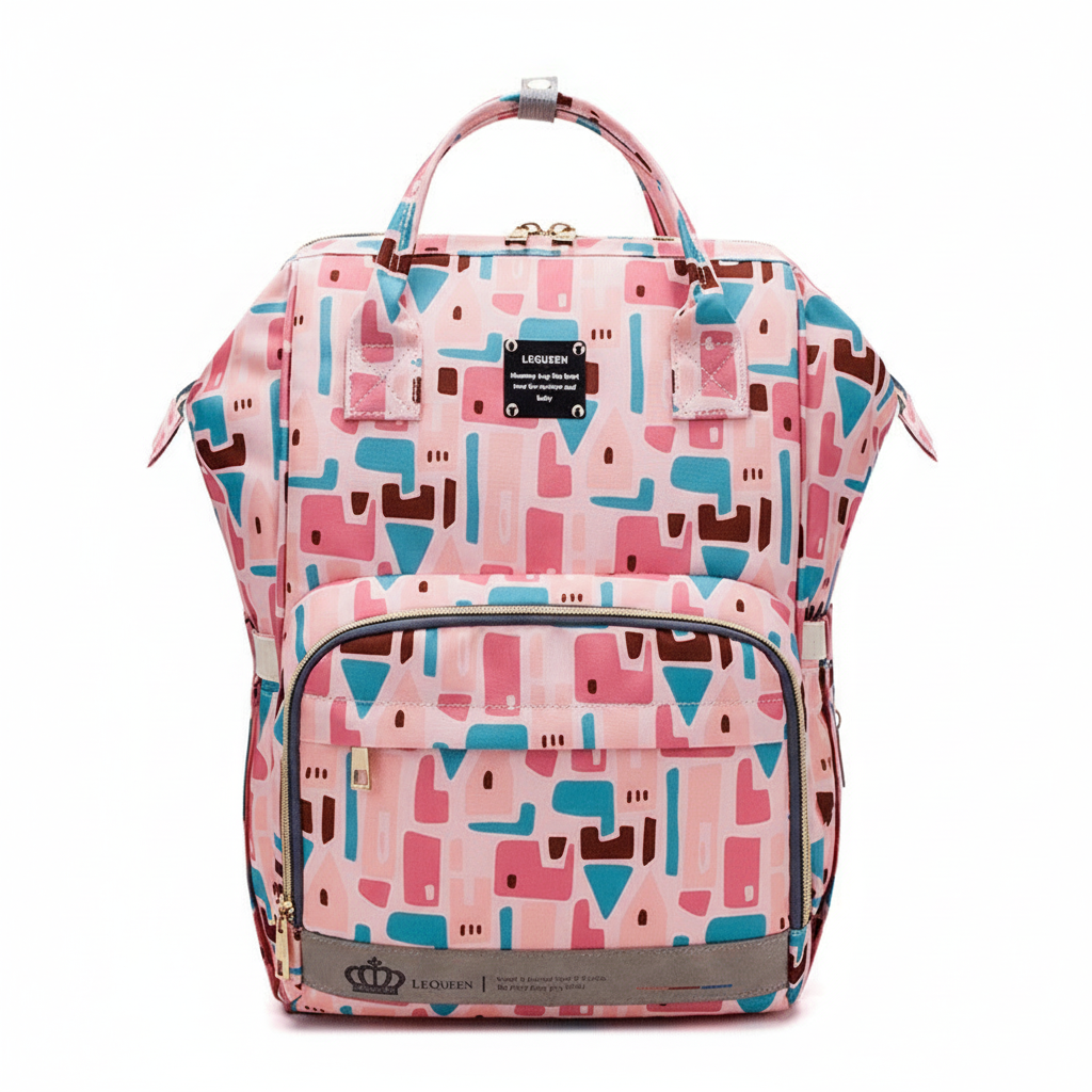 Large Capacity Diaper Backpack – Multi-Function Baby Mummy Travel Bag