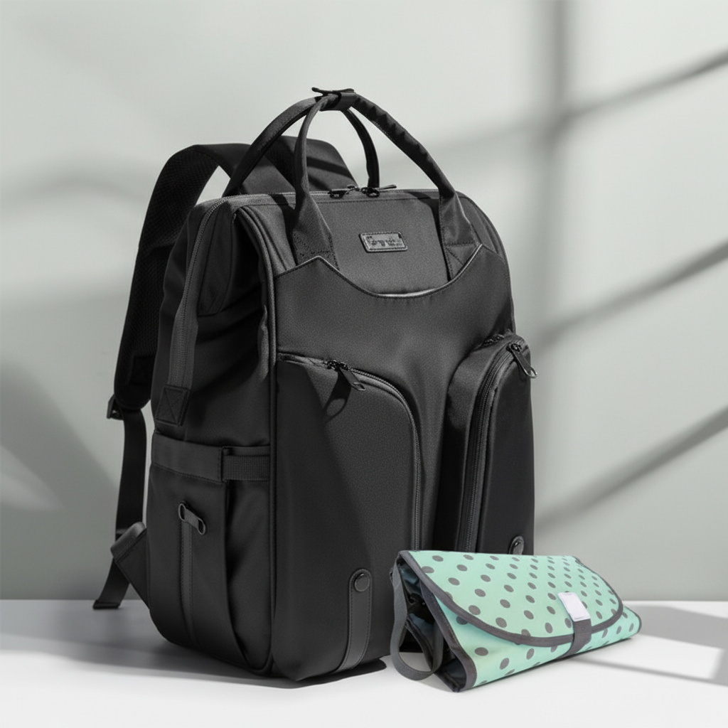 Large Capacity Mommy Diaper Backpack – Mother & Baby Travel Bag