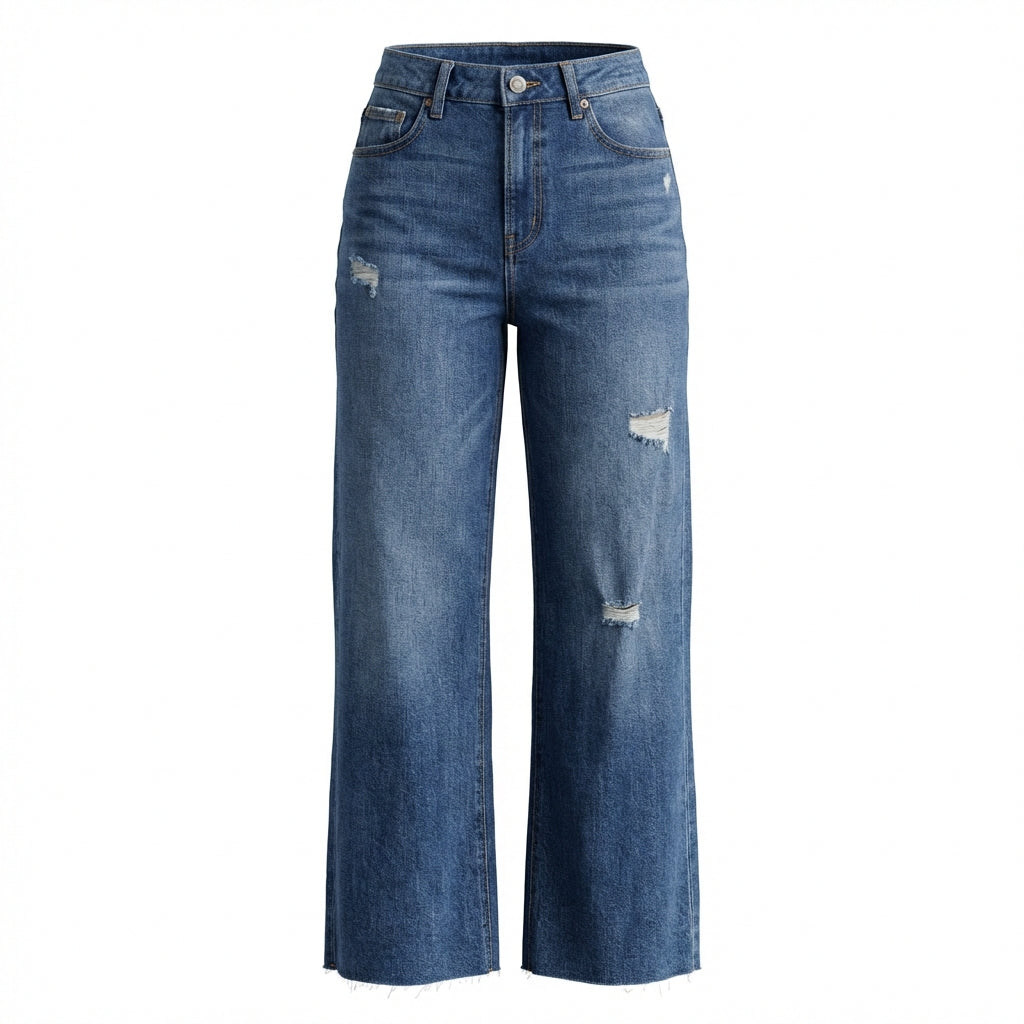 Women's High Waisted Loose Jeans