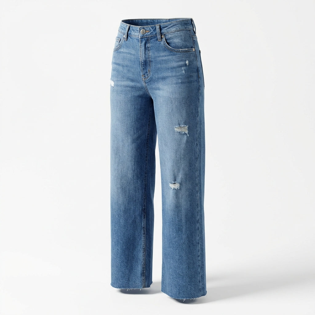 Women's High Waisted Loose Jeans