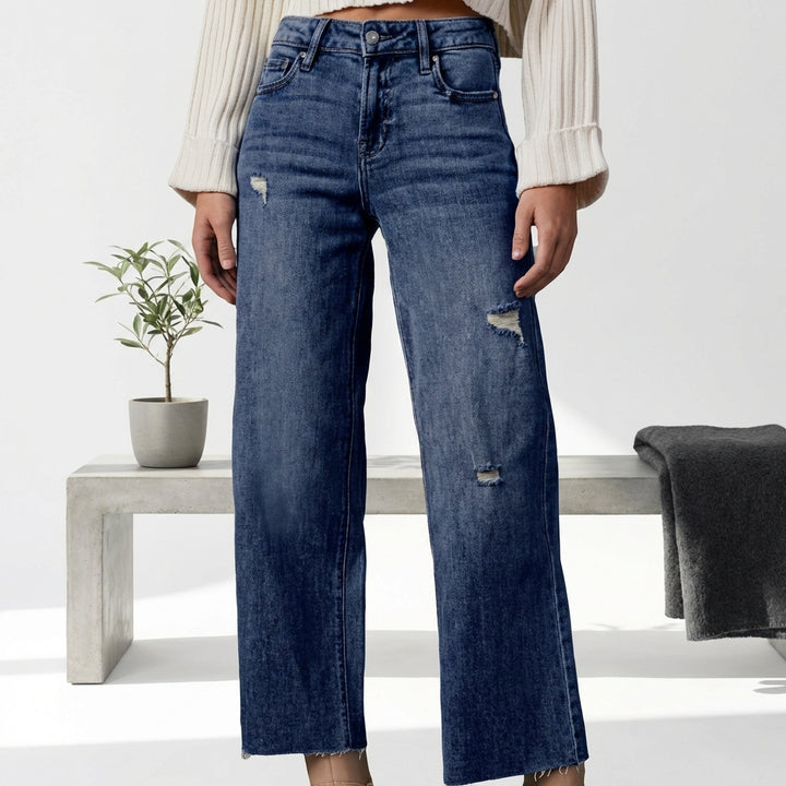 Women's High Waisted Loose Jeans