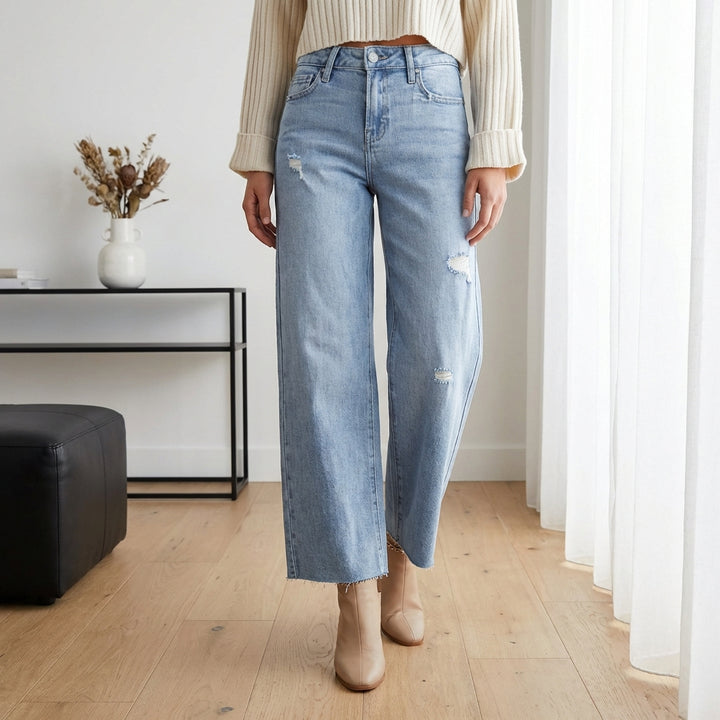 Women's High Waisted Loose Jeans