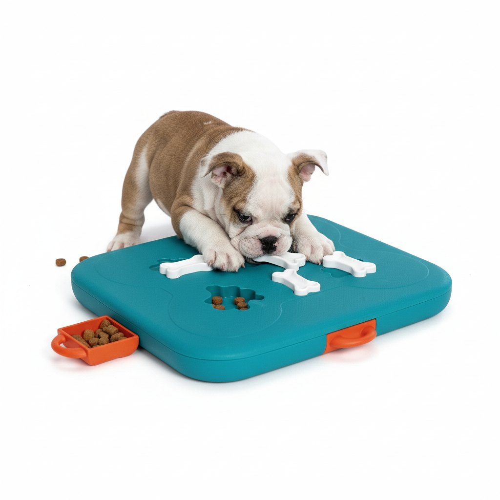 Pet Treasure Hunt Puzzle Toy – Interactive Food Dispensing Game