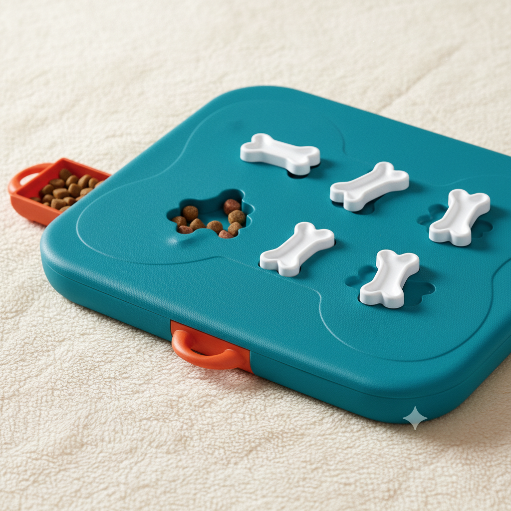 Pet Treasure Hunt Puzzle Toy – Interactive Food Dispensing Game
