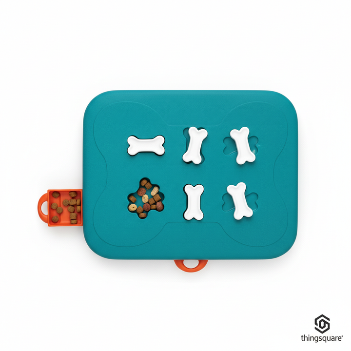 Pet Treasure Hunt Puzzle Toy – Interactive Food Dispensing Game
